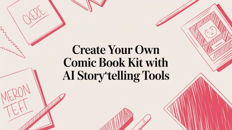 Create Your Own Comic Book Kit With AI Storytelling Tools