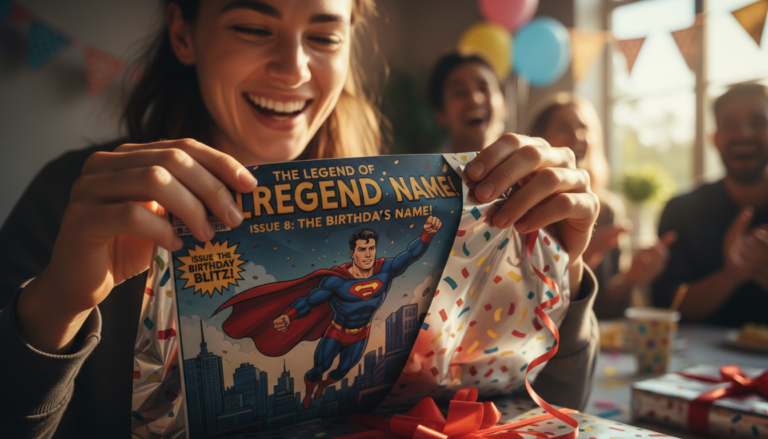 Custom Comic Book Gift: The Ultimate Personalized Present for Birthdays, Weddings, and Special Occasions
