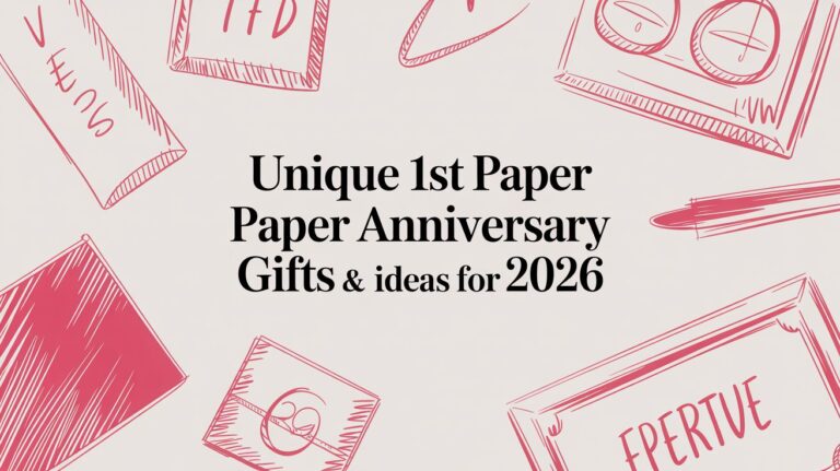 Unique 1st Paper Anniversary Gifts and Ideas for 2026