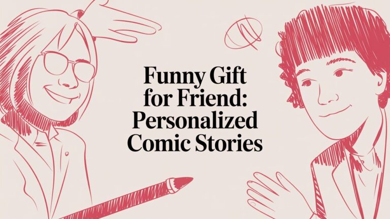 Funny Gift for Friend: Personalized Comic Stories
