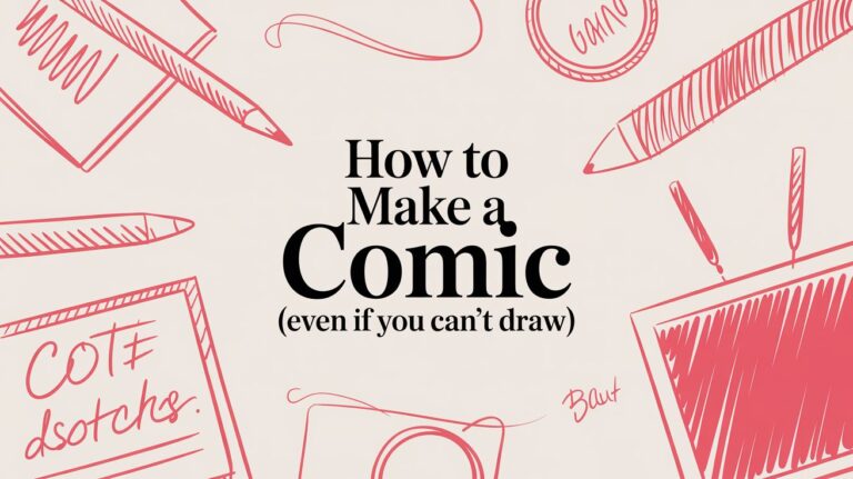 How to Make a Comic (Even if You Can’t Draw)