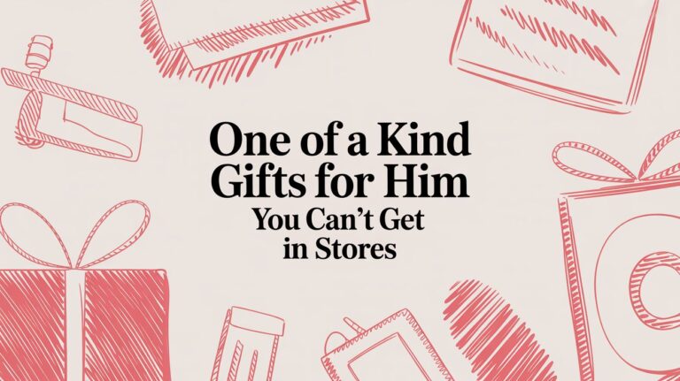 One of a Kind Gifts for Him You Can’t Get in Stores