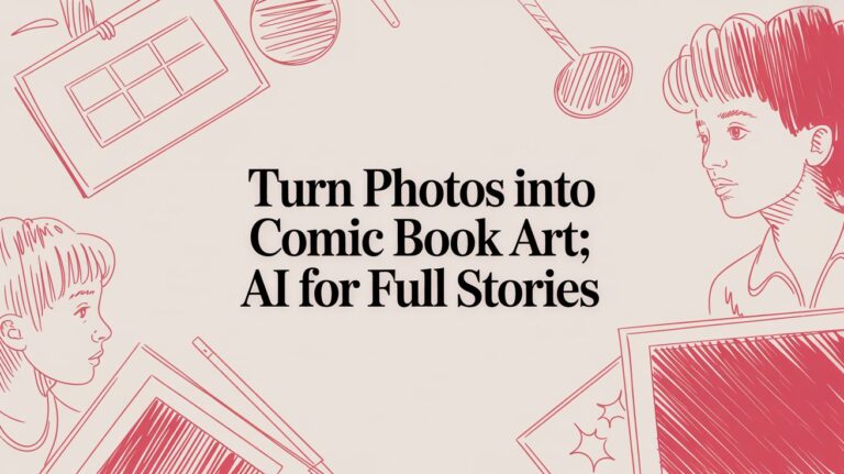 Turn Photos into Comic Book Art: AI for Full Stories