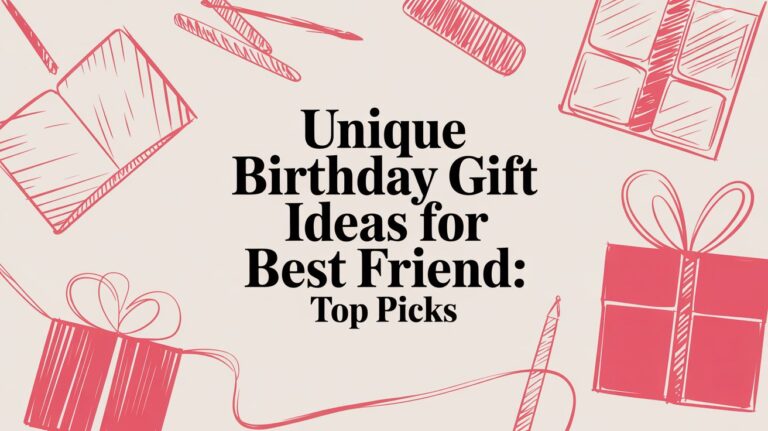 Unique Birthday Gift Ideas for Best Friend: Top Picks