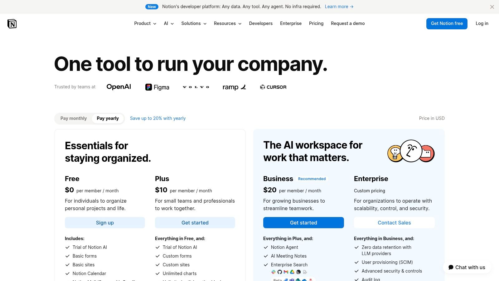 Notion (Notion AI and Custom Agents)