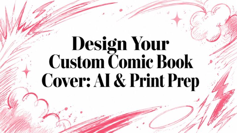 Design Your Custom Comic Book Cover: AI & Print Prep