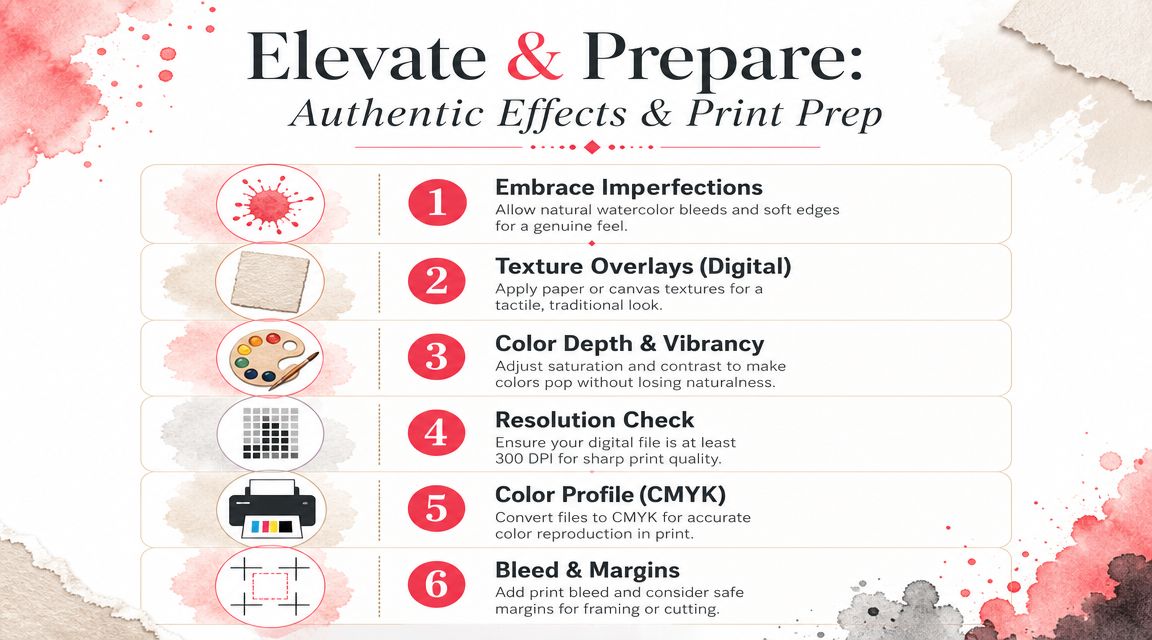 Achieving Authentic Effects and Prepping for Print