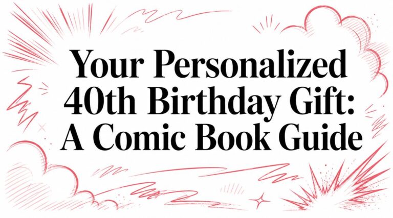 Your Personalized 40th Birthday Gift: A Comic Book Guide