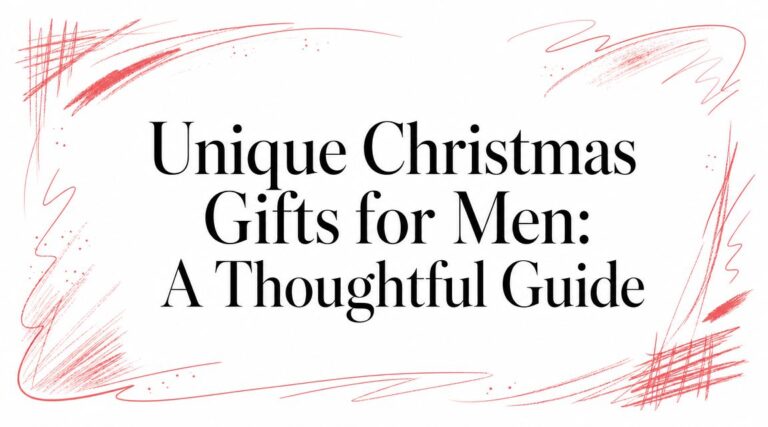 Unique Christmas Gifts for Men: A Thoughtful Guide