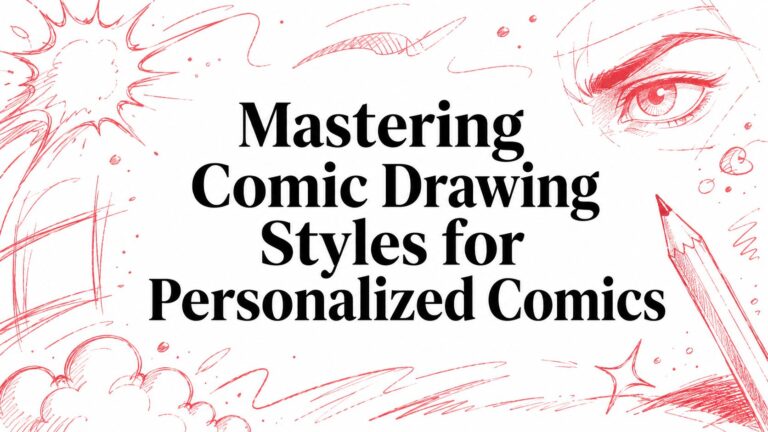 Mastering Comic Drawing Styles for Personalized Comics