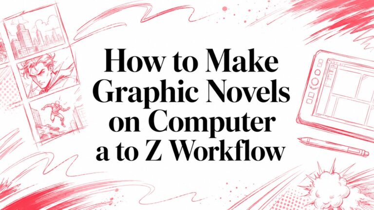How to Make Graphic Novels on Computer a to Z Workflow