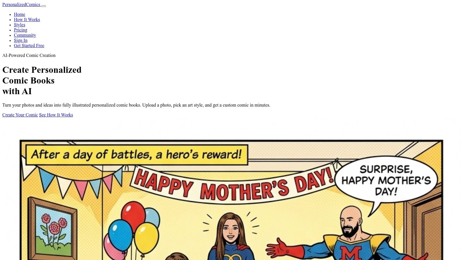 PersonalizedComics