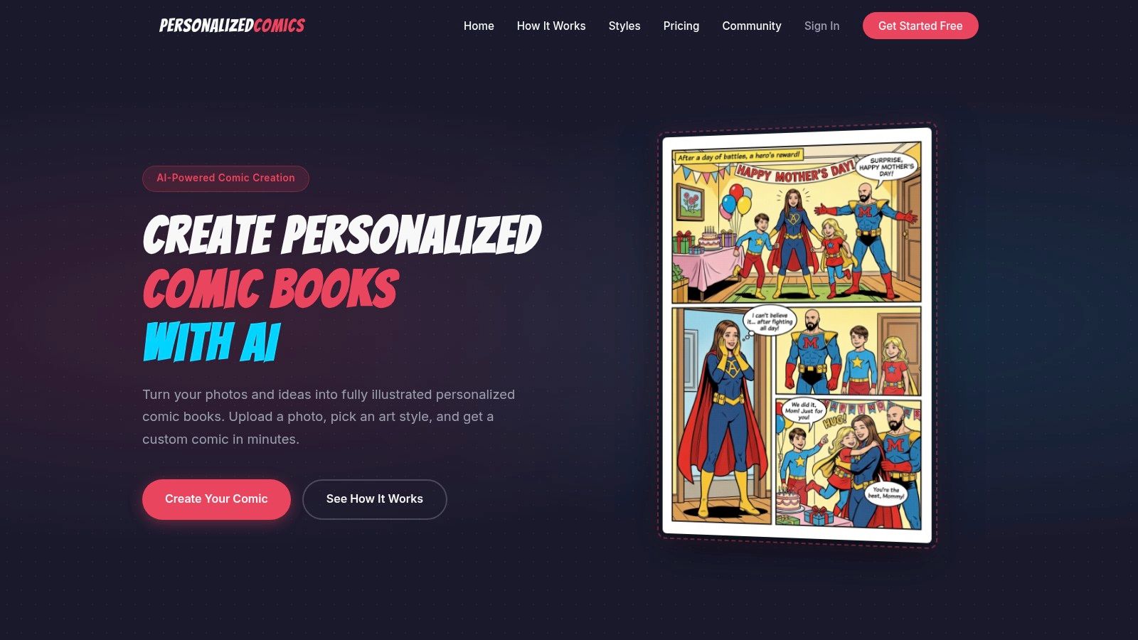Custom Comic Book from PersonalizedComics