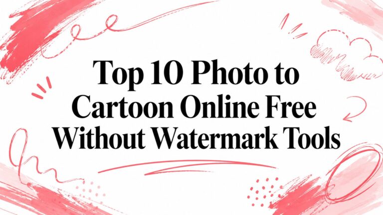 Top 10 Photo to Cartoon Online Free Without Watermark Tools