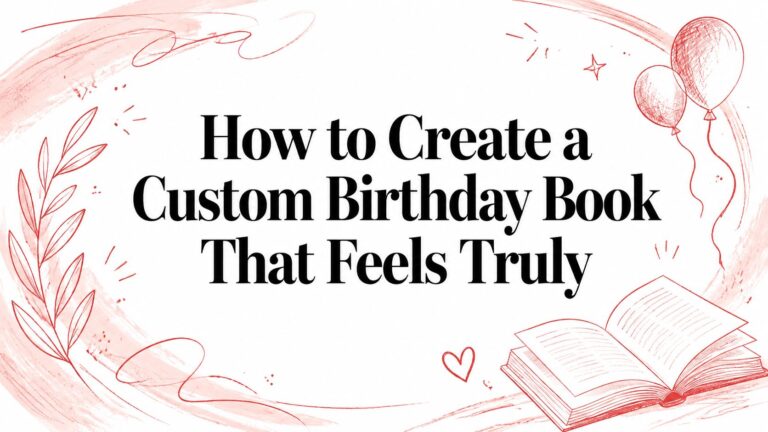 How to Create a Custom Birthday Book That Feels Truly