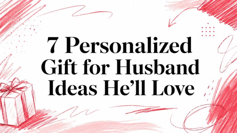 7 Personalized Gift for Husband Ideas He’ll Love