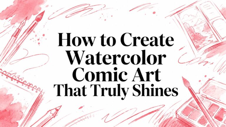 How to Create Watercolor Comic Art That Truly Shines