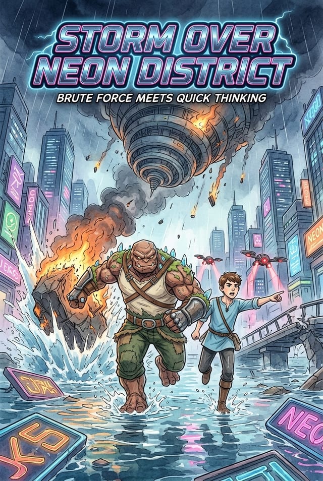 Storm Over Neon District