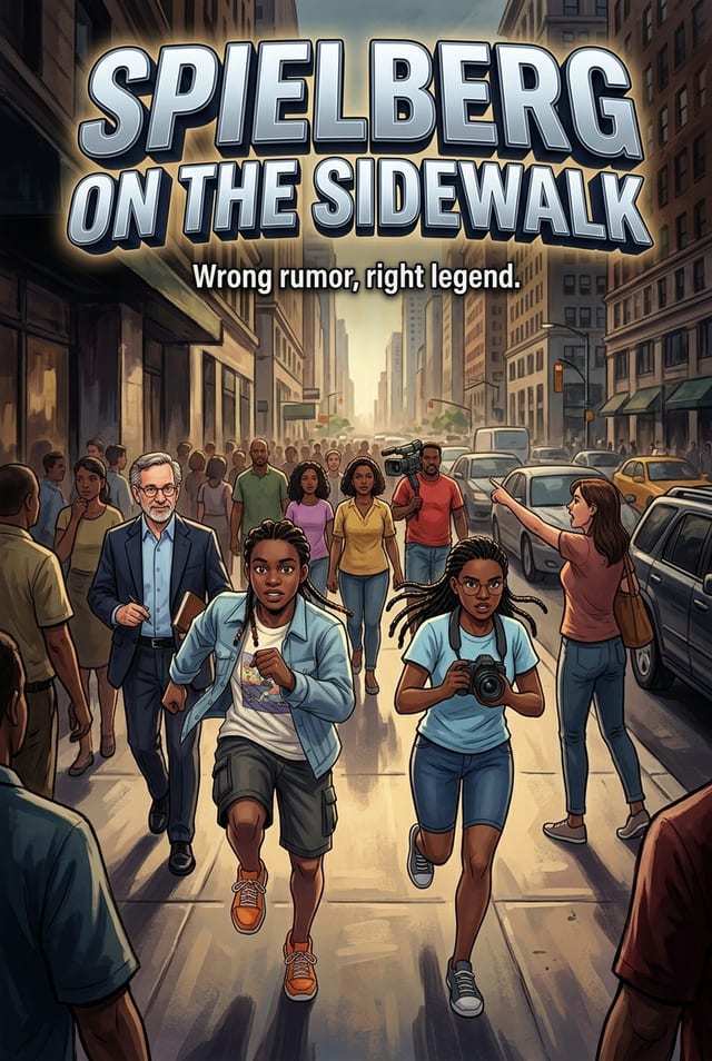 Spielberg on the Sidewalk comic cover