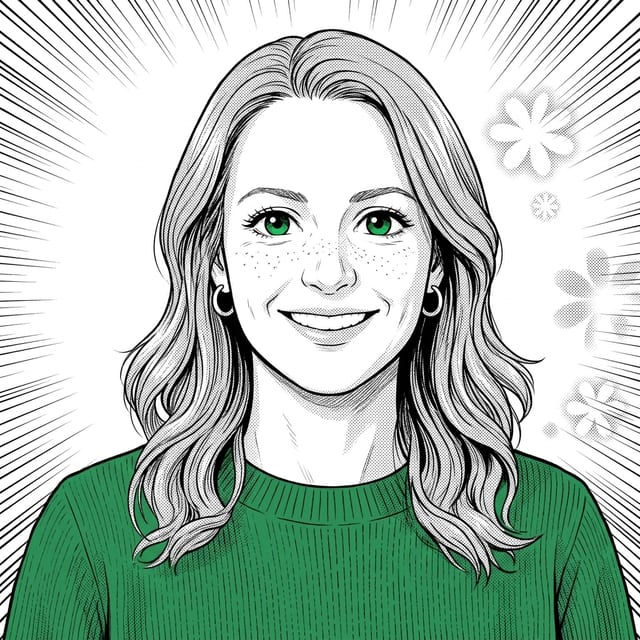 Manga style portrait