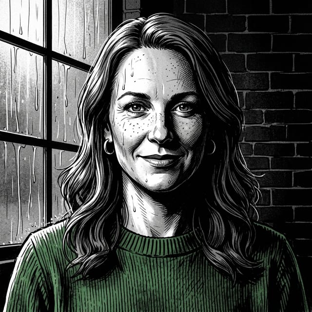 Noir style portrait